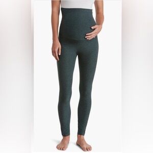 Zella Heather Green Maternity Leggings